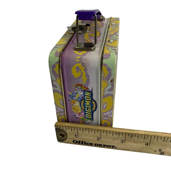 Vintage 2000 Digimon Mimi Collectible Mini Tin Metal Lunchbox - Picture 11 of 11